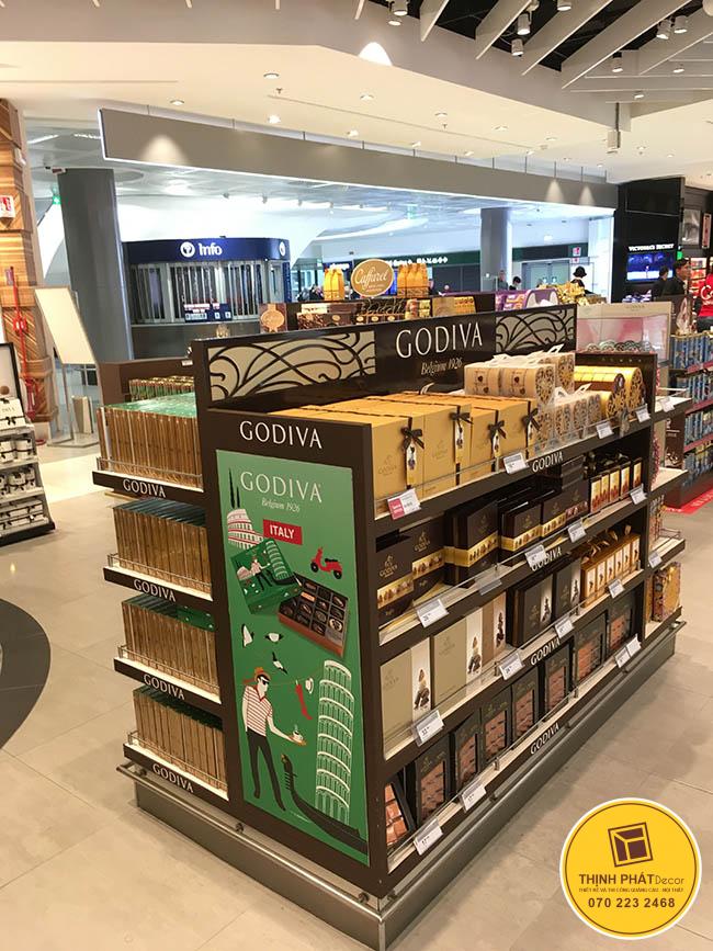 Thi công tủ kệ trưng bày sản phẩm