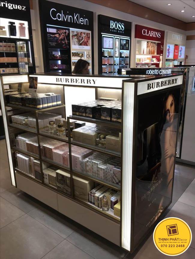 Mẫu tủ kệ gỗ trưng bày sản phẩm đẹp