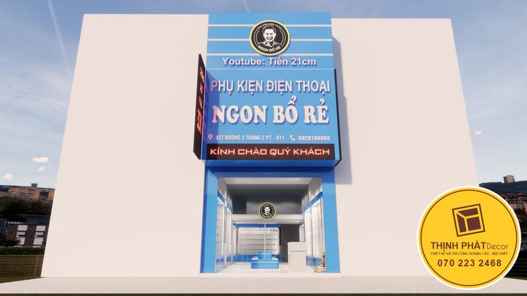 Bảng hiệu cửa hàng điện thoại giá rẻ