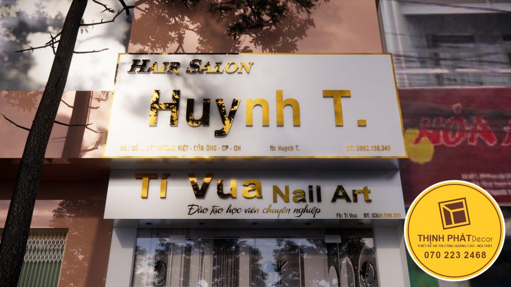 Mẫu bảng hiệu salon tóc đẹp tại TpHCM