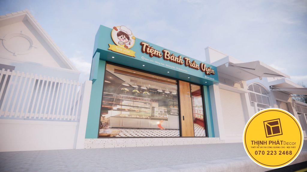 Mẫu bảng hiệu tiệm bánh mì