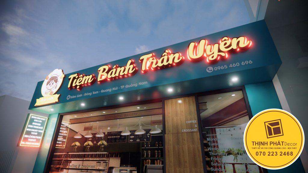 Mẫu bảng hiệu tiệm bánh mì