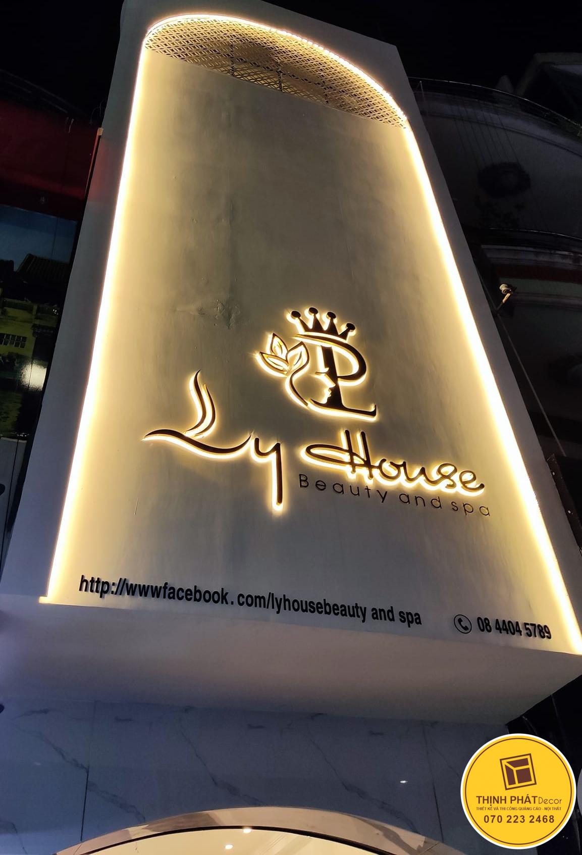 Bảng hiệu quảng cáo chữ nổi đèn led