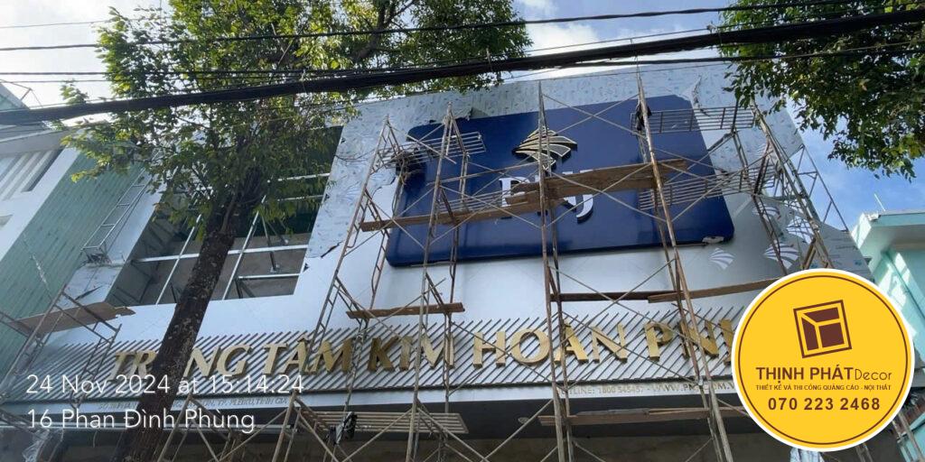 thi công bảng hiệu quảng cáo PNJ Tây Nguyên