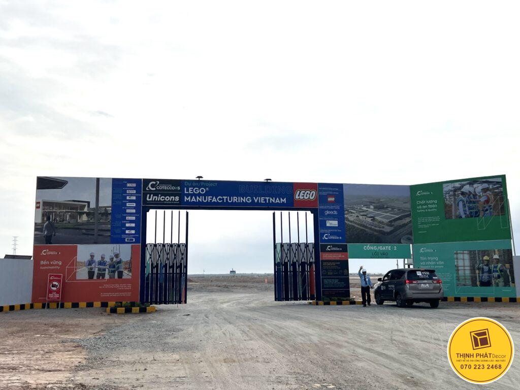 Lap dat chu noi inox tai khu cong nghiep