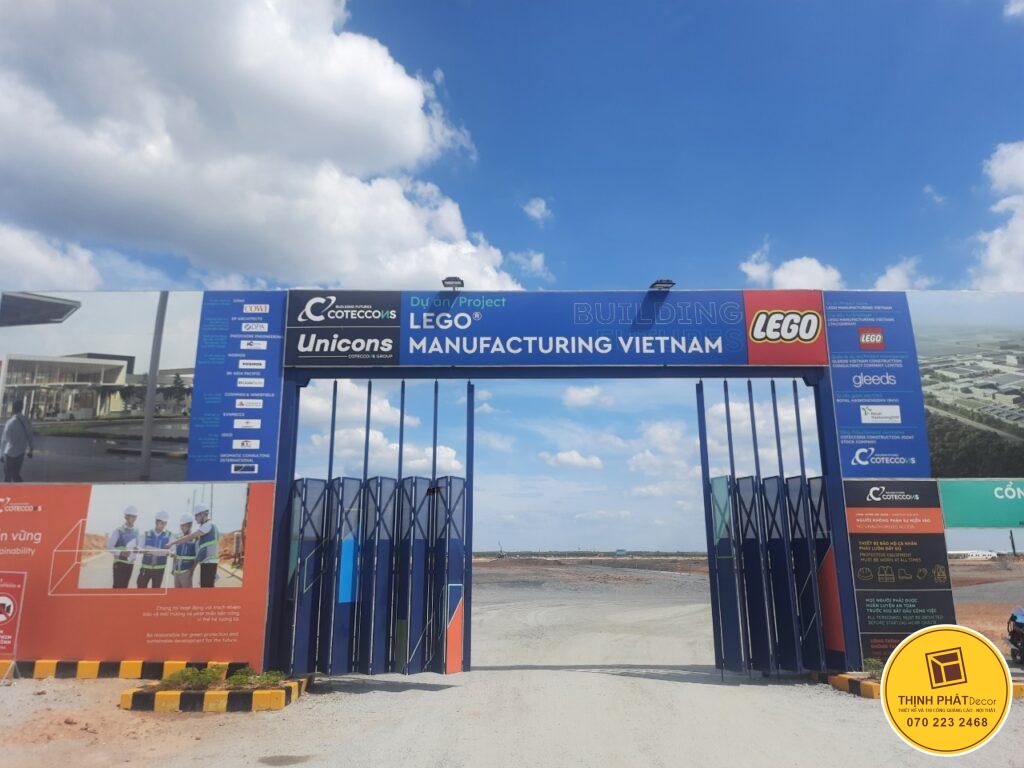 Lap dat chu noi inox tai khu cong nghiep