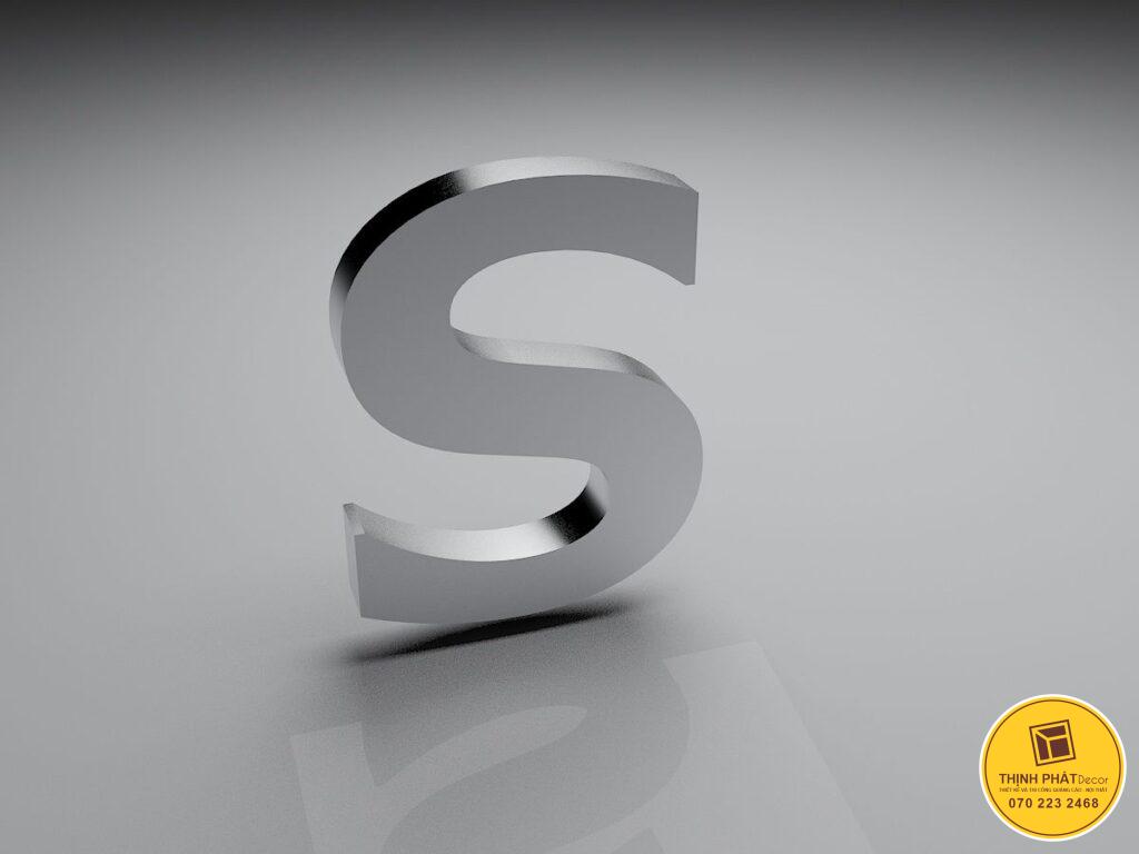 chu noi inox sang den